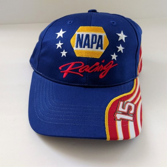 NAPA Racing #15 Patriotic Striped Blue Trucker‎ Hat - Picture 1 of 6